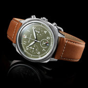 Relógio Bulova 96B482 Military VWI Special Edition Olive Green Chronograph